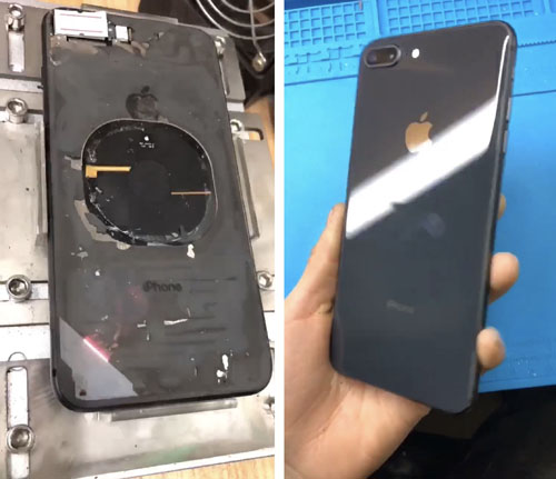 苹果8p后屏碎了，苹果8p换个后屏多少钱