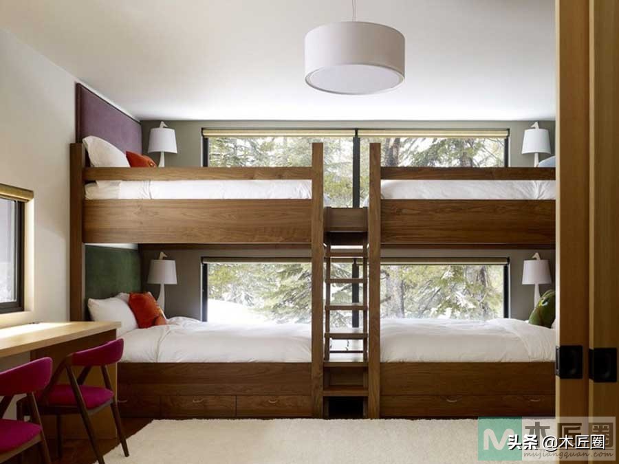 家居中节省空间必备，15款节省空间的上下床